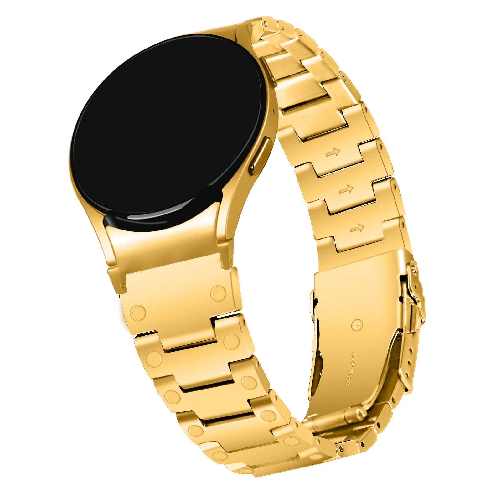 For Samsung Galaxy Watch 5 Active 40mm 44mm Watch 5 Pro 45mm Watchband Replacement Stainless Steel Wrist Strap For Samsung Galaxy Watch 5 Active 40mm 44mm Watch 5 Pro 45mm Watchband Replacement Stainless Steel Wrist Strap